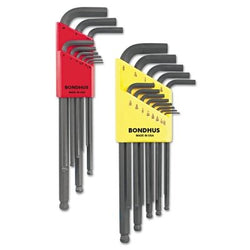 Balldriver® L-Wrench Combination Wrench Set, 22 per pack, Hex Ball End, Inch/Metric