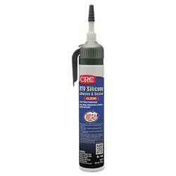 Adhesivo y sellador de silicona RTV, tubo presurizado de 8 oz con boquilla Select-A-BEAD®, 6.5 oz de peso, azul