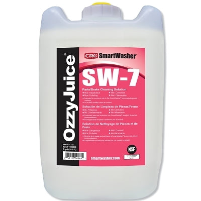 OzzyJuice® SW-7 Brake/Parts Cleaning Solution, 5 Gallon Jug, Mild Scent
