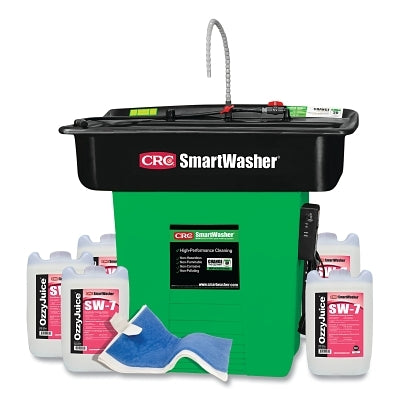 Kit de lavado de piezas SuperSink SW-728, 110 V, 25 gal, capacidad de carga de 500 lb, plástico