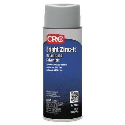 Bright Zinc-It® Instant Cold Galvanizing Coating, 16 oz Aerosol Can