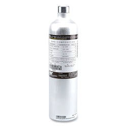 Gas de calibración, gas cuádruple, CH4, O2, H2S, CO, N2 de equilibrio, cilindro de aluminio