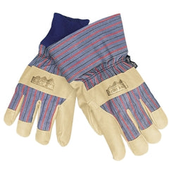Large, full-grain leather gloves, made of pigskin