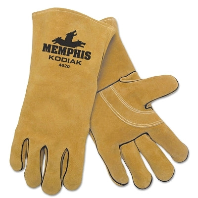 Guantes de soldador Kodiak Leather, piel de vacuno, talla XL, color marrón