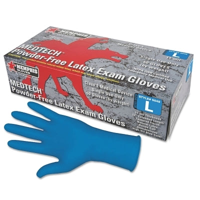 Guantes desechables SensaTouch™, látex, 11 milésimas de pulgada de grosor, grandes, azules
