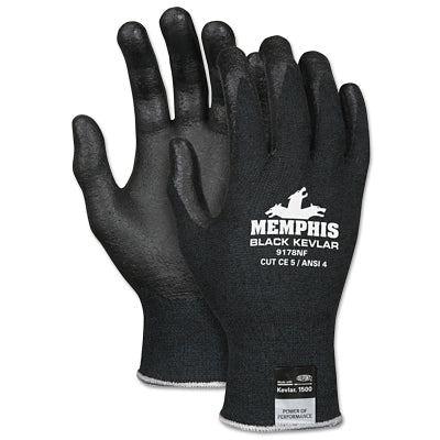 Cut-resistant gloves 9178NF, extra large, black