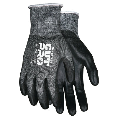 Guantes CutPro® 92723PU HyperMax® con revestimiento de PU de calibre 13, extragrandes, color sal y pimienta/negro, paquete de venta