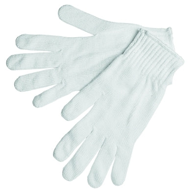Guantes de punto multiusos, grandes, puños de punto, peso regular, grises, paquete de venta