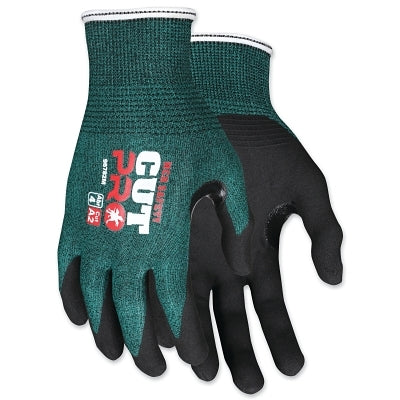 CutPro® 96782 HyperMax® Gloves with Nitrile Foam Coating, Medium, Green/Black, Retail Pack