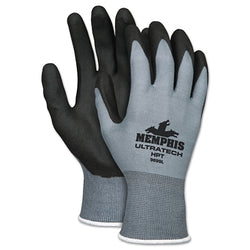 UltraTech Gloves with HPT coating, small size, black/grey, supplier pack