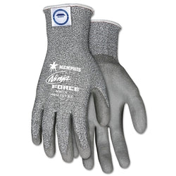Ninja® Force Coated Gloves, Large, Gray/Salt &amp; Pepper