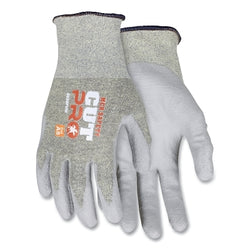 CutPro® 9828PU ARX® PU Coated Gloves, 18 Gauge, Medium, Green/Gray, Retail Pack