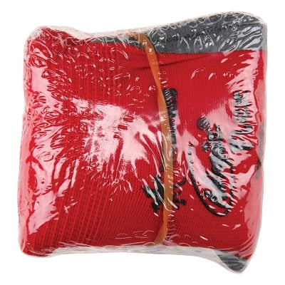 Ninja® Flex Nylon Gloves, Small Size, Red/Gray
