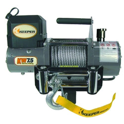 Cabrestantes eléctricos de CC de 12 voltios, serie para trabajo pesado, capacidad de carga de 13 500 lb.