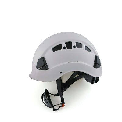 CH-400V Climbing Style Ventilated Safety Helmet, 6-Point Quick Dial, Yellow