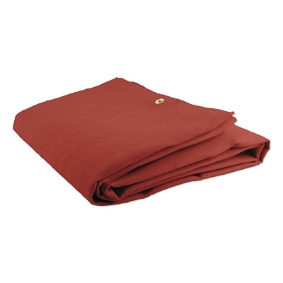Manta de soldadura de fibra de vidrio recubierta de silicona para trabajo mediano, rollo de 1,5 m de ancho x 45,7 m de largo, 946 g, color rojo