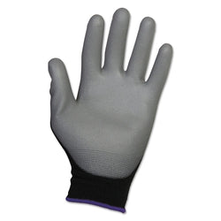 G40 polyurethane coated gloves, size 7, black
