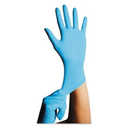 Guantes de nitrilo KleenGuard® G10 azules, puños con reborde, talla pequeña, azules