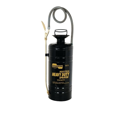 Heavy-duty industrial metal sprayer, 3 gallons, 18-inch extension, 36-inch hose