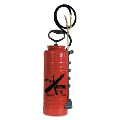 Rociador de concreto, acero revestido, 3-1/2 gal, extensión de 12 pulgadas, manguera de 48 pulgadas