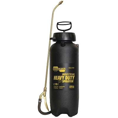 Heavy-duty 3-gallon polyethylene sprayer, 18-inch extension, 36-inch hose