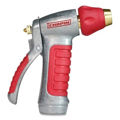 Adjustable hose nozzle, palm trigger
