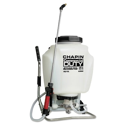 Jet Clean Backpack Sprayer for Commercial Use, 4 Gallon Capacity, 20 1/2 in Extension, 48 in Hose