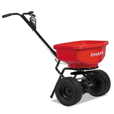 SureSpread Contractor Lawn Spreader, 100 lb Capacity, Red