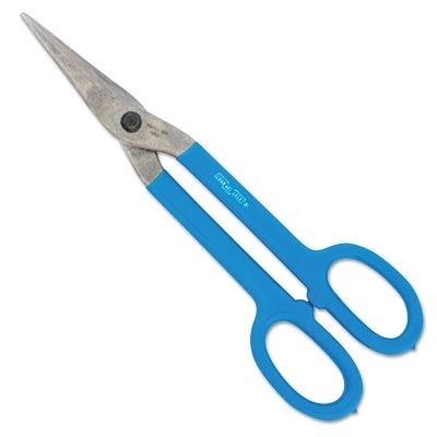 Duckbill tin snips, straight and curved cuts, 12 inches