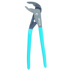 Alicates Griplock, 9 1/2 pulg., mordaza hexagonal, 5 ajustes, agarre acolchado azul