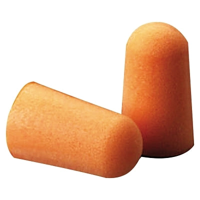 Tapón de espuma para los oídos, espuma, color naranja brillante, con cordón cónico