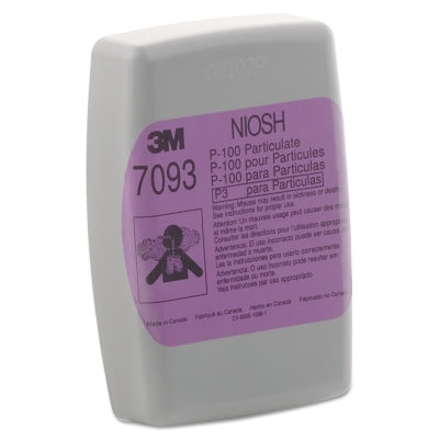 Filtros de partículas 7093, P100, nivel de molestia de vapor orgánico/gas ácido