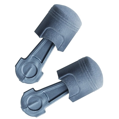 Tapón para los oídos Pistonz™, poliuretano, gris, con agarre para el pulgar, sin cordón