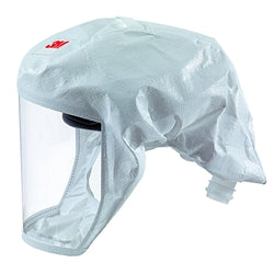 Capuchas y cubrecabezas Serie S, Capucha con suspensión integrada, M/L, Blanco