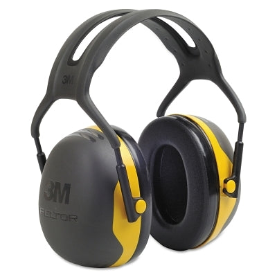 Orejeras PELTOR™ Serie X, 22 dB NRR, negro/verde, sobre la cabeza