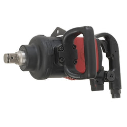 1-inch impact wrench, 369 ft-lb minimum torque, 1480 fl-lb maximum feed torque, friction ring, D-handle