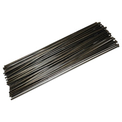 Aguja raspadora, plana, 1/8 pulg. de diámetro x 7 pulg. de largo, acero inoxidable, paquete de 19