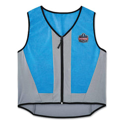 Chaleco de enfriamiento evaporativo húmedo Chill-Its® 6667, PVA, grande, azul