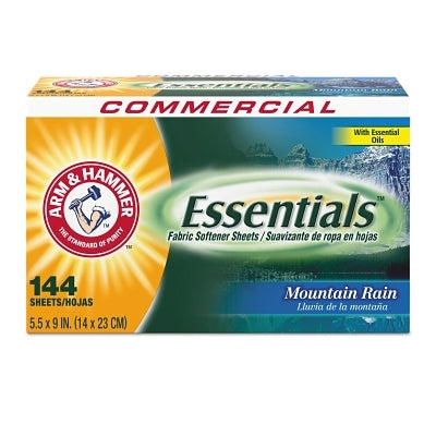 Toallitas para secadora Essentials, Mountain Rain, 144 toallitas/caja
