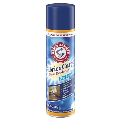 Desodorante en espuma para telas y alfombras, aroma fresco, aerosol de 15 oz