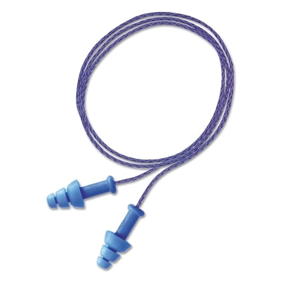 SmartFit Reusable Earplugs, TPE, Orange, with Cord, Paper Bag