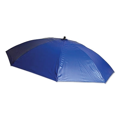 Heavy-duty umbrella, 2.13 m, blue, vinyl, includes extendable pole, carrying case sold separately