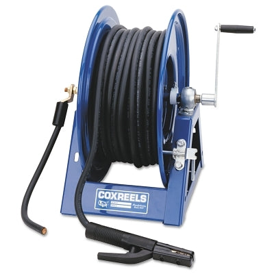 Carrete de soldadura de gran capacidad, n.° 2-600 pies; n.° 1-500 pies; n.° 1/0-400 pies; n.° 2/0-300 pies, con manivela