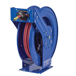 HI-VIS Safety Hose, T Series, Spring Actuated, Reel Model, 3/8 in. Hose ID, 75 ft. Hose