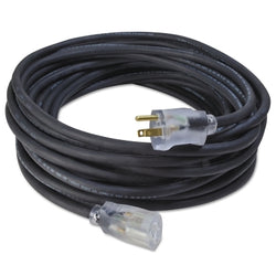 Cable de extensión UL RoyalFlex, 100 pies, 1 toma, negro