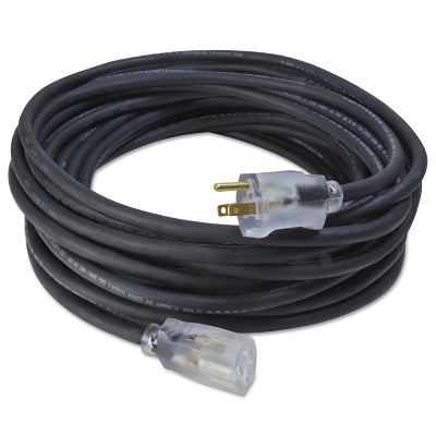Cable de extensión UL RoyalFlex, 100 pies, 1 toma, negro