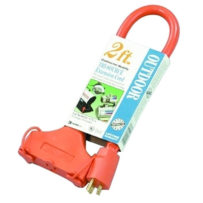 Tri-Source vinyl cable with multiple outlets, 30.5 m, 3 sockets