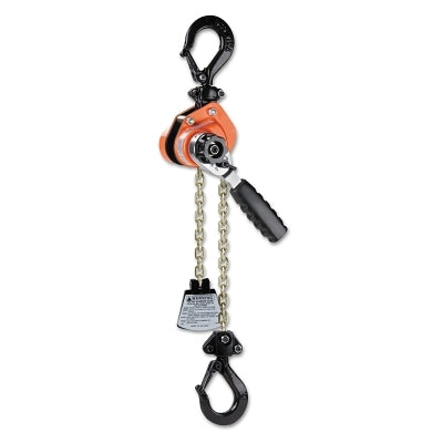 603 Series Mini Ratchet Lever Hoist, 1100 lb, 5 ft Lift Height, 78 lbf
