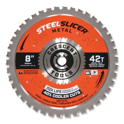 Hoja de sierra circular para metal SteelSlicer™, eje de 5/8 pulg. de diámetro, 48 dientes, hoja de 7-1/4 pulg. de diámetro, 5 unidades por paquete