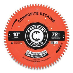 Hoja de sierra circular para tarimas de composite, eje de 1 pulg. de diámetro, 84 dientes, hoja de 12 pulg. de diámetro, 5 unidades por paquete
